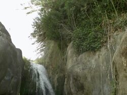 High Speed Waterfall, Spain, tilt down. Stock Footage
