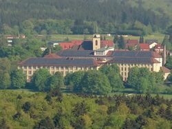 WS AERIAL Shot of three story mansion with solar panels on roof top / Bisingen, Baden Wurttemberg, Germany Stock Footage