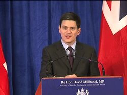 Miliband vists scene of Mumbai attacks, foreign ministry spokesman News Clip