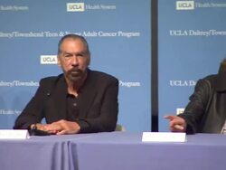 John Paul DeJoria, Robert Plant, Roger Daltrey at the The UCLA Daltrey/Townshend Teen And Young Adult Cancer Program Dedication at Los Angeles CA.  Stock Footage