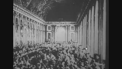 The Hall of Mirrors at the Palace of Versailles, 1919 News Clip