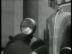 Chromium alloy steel does not rust or corrode and is used in plating - car radiator grill, bicycle, UK 1939 Stock Footage