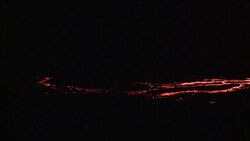 CLEAN : Reunion island volcano erupts in fiery display News Clip