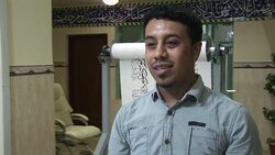 CLEAN: Iraqi aims to write world's longest copy of Koran News Clip