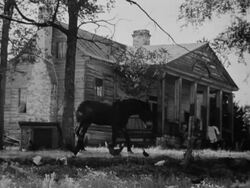 Gristmill and farm house Stock Footage