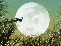 Christmas Background with Santa Claus Stock Footage