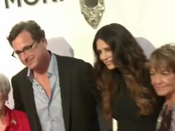 Bob Saget at The Book Of Mormon Los Angeles Opening Night Stock Footage
