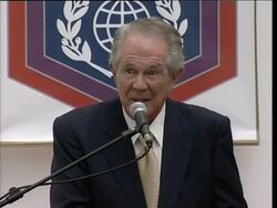 Christians gather for rally, Robertson speaks News Clip