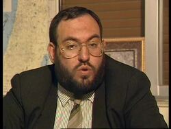 JORDAN: MOHAMED NAZAL. HAMAS SPOKESMAN IN AMMAN News Clip
