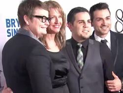 Kris Perry and Sandy Stier, Paul Katami and Jeff Zarrillo at The American Foundation For Equal Rights & Broadway Impact Present 8 Stock Footage