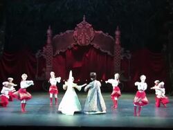 English National Ballet Dress Rehearsal of The Nutcracker Stock Footage