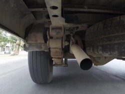 Exhaust pipe Stock Footage