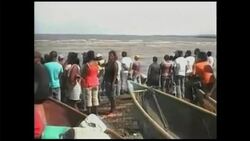 4:3 Rescue teams search for survivors after overloaded boat capsizes News Clip