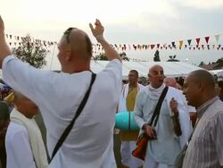 Janmashtami Festival The Largest Hindu festival Outside India Stock Footage