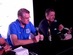 The Everton Football Club meet & greet at the Moka Stock Footage