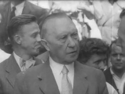 West German Chancellor Konrad Adenauer Dies Stock Footage