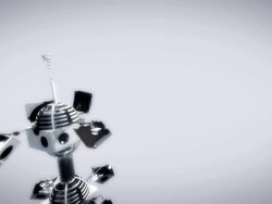 Titles.  Animated background. Life chance. Dice Transformer. Loop. Stock Footage