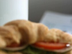 HD: Healthy Business Breakfast Stock Footage