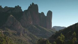 Mallos de Riglos, Huesca, Spain. Stunning Stock Footage
