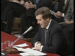 USA: WASHINGTON: WILLIAM COHEN DEFENCE SECRETARY DESIGNATE SPEECH News Clip