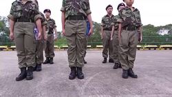 CLEAN : Best foot forward: Hong Kong's military style youth groups News Clip