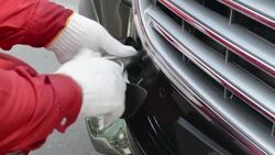 Towing car Stock Footage