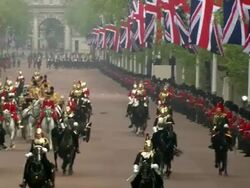 Sky News Royal Wedding Procession Footage News Clip