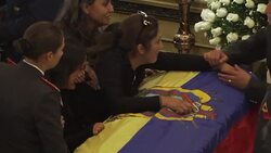 CLEAN : Ecuador says goodbye to 22 soldiers killed in army plane crash News Clip