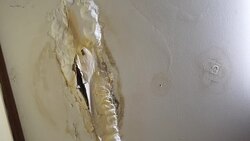 Water leaking from ceiling Stock Footage