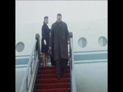 SYND 25-2-70 SOVIET MINISTER FOR FOREIGN AFFAIRS, ANDREI GROMYKO, ARRIVES IN EAST BERLIN News Clip
