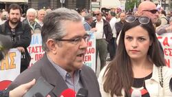 Union rallies in Athens as strike under way News Clip