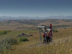 HD: Oil and Gas Pump Jack Stock Footage