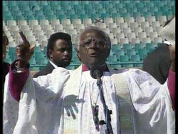 De Klerk And Mandela, Christians Gather At The First National Bank Stadium Near Johannesburg, New Parliament Choses Nelson Mandela The First Black President Of South Africa News Clip