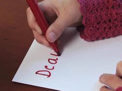 Santa Letter Stock Footage