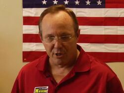 Rob Maness (R) campaign speech for Louisiana Senate Stock Footage