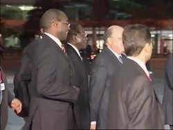 Heads of state arriving for summit News Clip