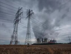 DOLLY TIME LAPSE: Power Station Stock Footage