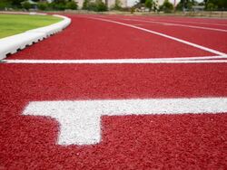 Track running Stock Footage