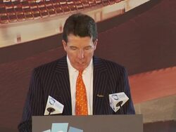 Barclays Center At Atlantic Yards Groundbreaking Ceremony Stock Footage