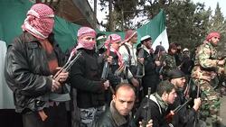 Pro Free Syrian Army Rally In Baba Amr News Clip