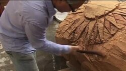 Totem pole building revived in Canada News Clip