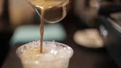 Pouring refreshment Stock Footage