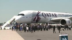 CLEAN : Berlin: Merkel at inauguration of the ILA International Air Show News Clip