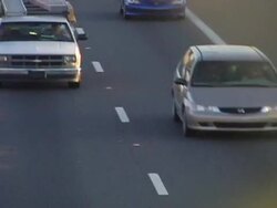 Interstate Highway Traffic Stock Footage