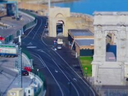 Model ancient arc Stock Footage