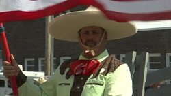 Mexican drill riding team display in Iowa News Clip