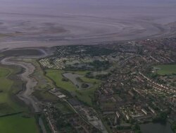 Burnham-On-Sea And River Parrett Stock Footage