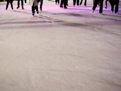 night skaters Stock Footage