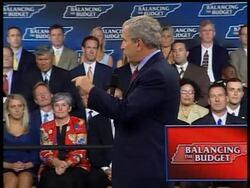 Bush: Keep government spending in check News Clip