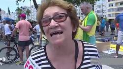 VOICED : Magra asistencia en protestas exigiendo salida de Rousseff News Clip